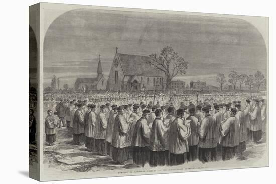 Funeral of Cardinal Wiseman in the Kensal-Green Cemetery-null-Premier Image Canvas