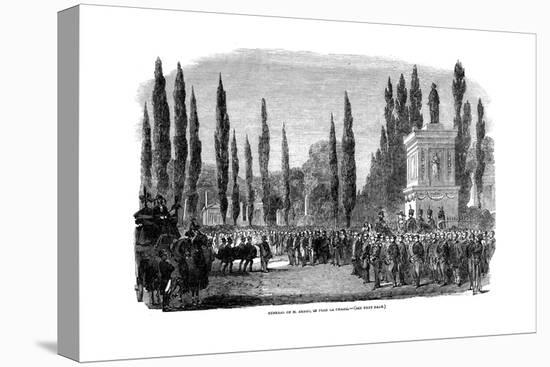 Funeral of Francois Arago, French Astronomer, Physicist and Politician, Paris, October 1853-null-Premier Image Canvas