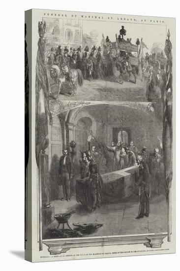 Funeral of Marshal St Arnaud, at Paris-null-Premier Image Canvas