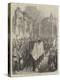 Funeral of Sir John Burgoyne in St Peter's Church at the Tower-null-Premier Image Canvas