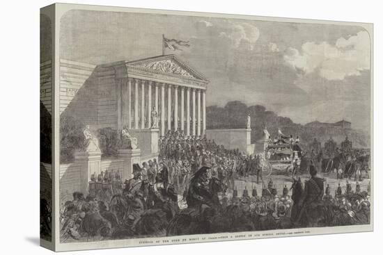 Funeral of the Duke De Morny at Paris-null-Premier Image Canvas