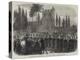 Funeral of the Late John Gibson, Ra, in the English Cemetery, at Rome-null-Premier Image Canvas