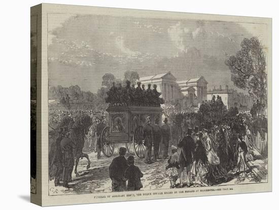 Funeral of the Sergeant Brett, the Police Officer Killed by the Fenians at Manchester-Charles Robinson-Premier Image Canvas