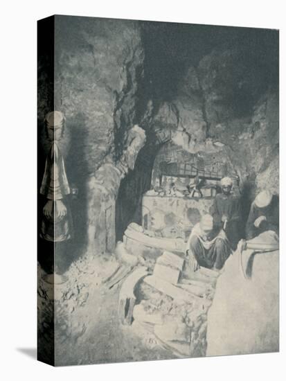 'Funerary Chamber Where Egyptian Mummies Awaited Resurrection', c1935-Unknown-Premier Image Canvas