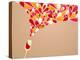 Funky Colorful Retro Wine Background-Marish-Stretched Canvas