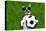 Funny Brazil Soccer Dog-Javier Brosch-Premier Image Canvas