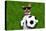 Funny German Soccer Dog-Javier Brosch-Premier Image Canvas