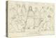 Furies, Cerberus, Pluto, Proserpine, Harpies, Death-John Flaxman-Premier Image Canvas