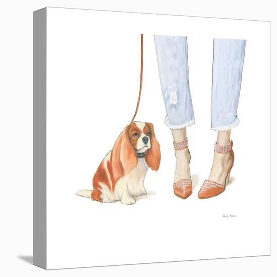 Furry Fashion Friends IV-Emily Adams-Stretched Canvas