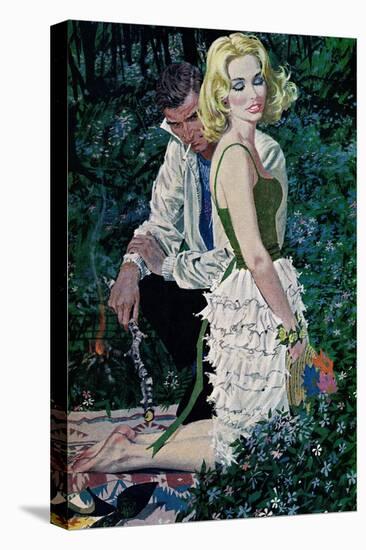 Furtive Affair - Saturday Evening Post "Leading Ladies", May 7, 1960 pg.30-Robert Mcginnis-Premier Image Canvas