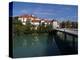 Fussen, River Lech and Castle, Allgau, Bavaria, Germany, Europe-Hans Peter Merten-Premier Image Canvas