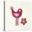 Fuzzy Bird I-Madeleine Millington-Stretched Canvas