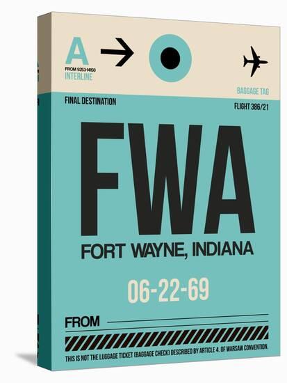 FWA Fort Wayne Luggage Tag I-NaxArt-Stretched Canvas