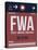 FWA Fort Wayne Luggage Tag II-NaxArt-Stretched Canvas
