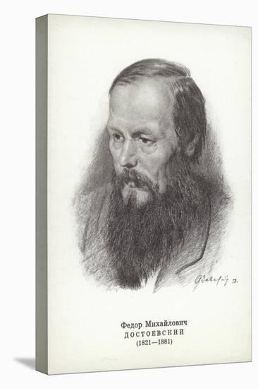 Fyodor Dostoyevsky, Russian Novelist-Vasili Grigorevich Perov-Premier Image Canvas