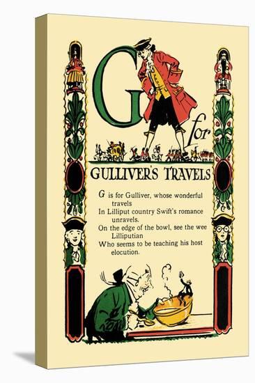 G for Gulliver's Travels-Tony Sarge-Stretched Canvas