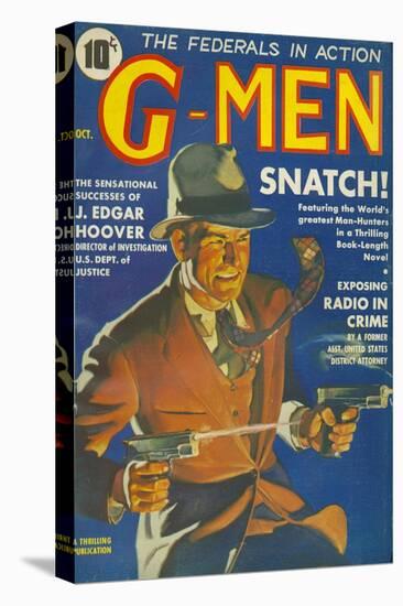 G-Men, FBI Detectives Pulp Fiction Magazine, USA, 1935-null-Premier Image Canvas