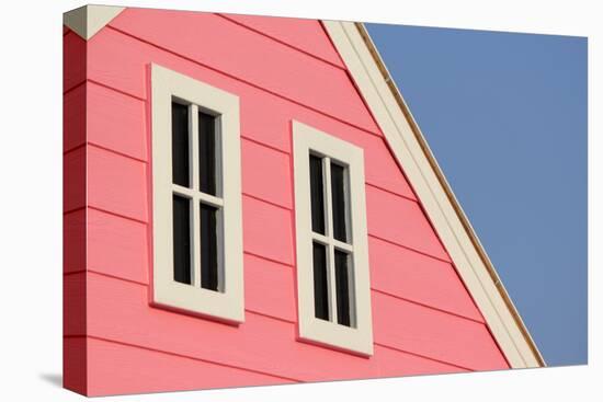 Gable Roof with White Windows on Wooden House-leisuretime70-Premier Image Canvas
