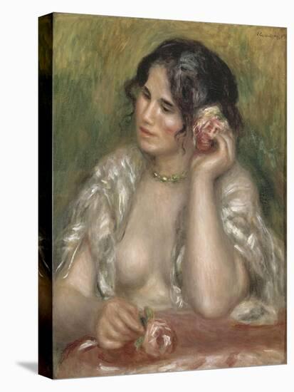 Gabrielle à la rose-Pierre-Auguste Renoir-Premier Image Canvas