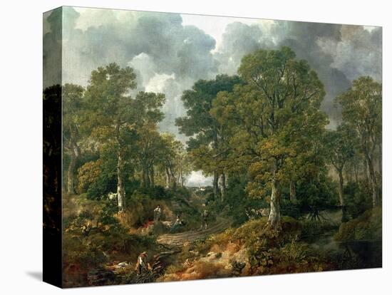 Gainsborough's Forest ("Cornard Wood"), circa 1748-Thomas Gainsborough-Premier Image Canvas