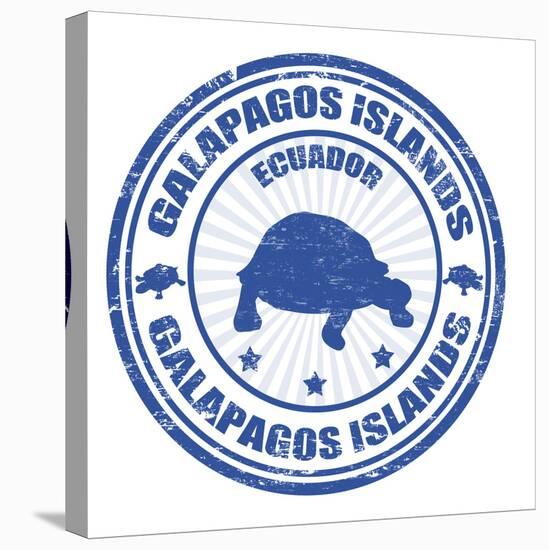 Galapagos Islands Stamp-radubalint-Stretched Canvas