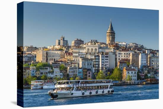 Galata District Skyline with Galata Tower, Istanbul, Turkey-Stefano Politi Markovina-Premier Image Canvas