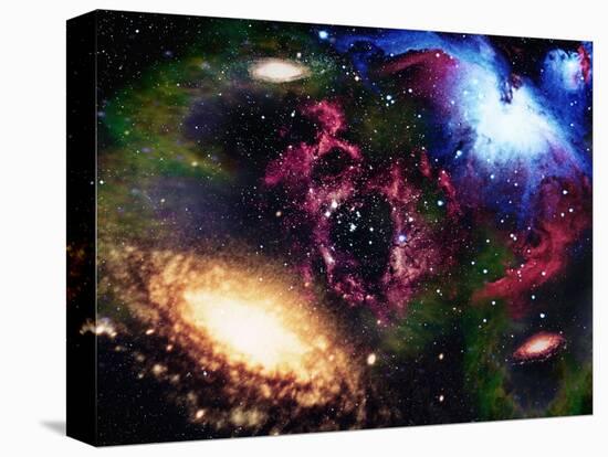 Galaxies and Nebulas of Outer Space-Randall Fung-Premier Image Canvas