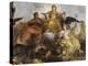 Galerie des Glaces : plafond, compartiment central "-Charles Le Brun-Premier Image Canvas