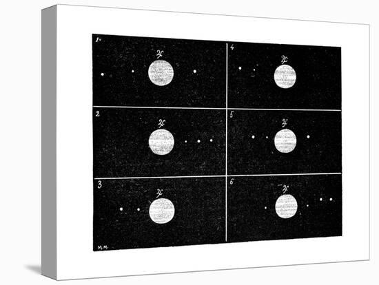 Galileo's Jovian Moon Observations, 1610-Science Photo Library-Premier Image Canvas