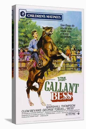 Gallant Bess, Marshall Thompson, 'Silvernip,' the Horse, 1946-null-Stretched Canvas
