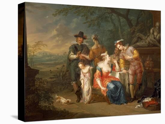 Gallant Meeting-Franz Christoph Janneck-Premier Image Canvas