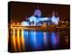 Galway Cathedral Lit Up Blue-rihardzz-Premier Image Canvas