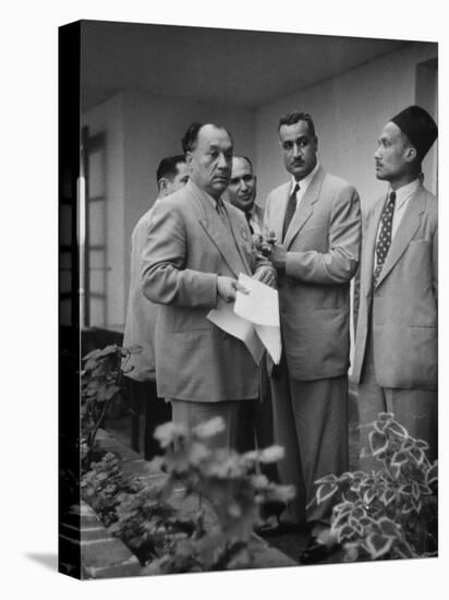 Gamal Abdul Nasser of Egypt Attending the Bandung Conference-null-Premier Image Canvas