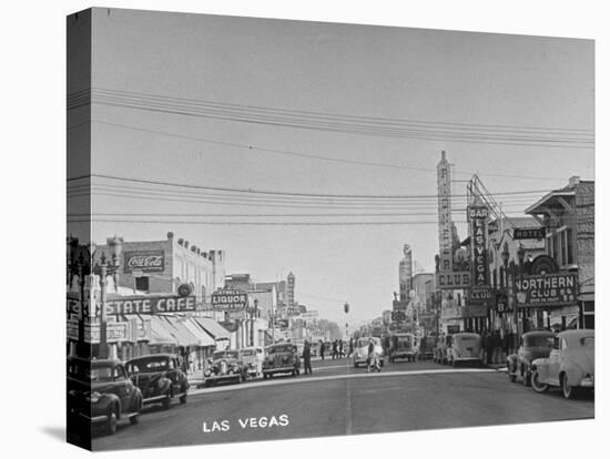 Gambling Establishments and Clubs Lining the Street-Peter Stackpole-Premier Image Canvas