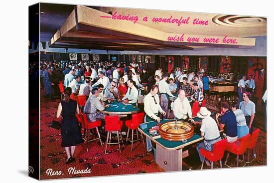 Gambling in Reno, Nevada-null-Stretched Canvas