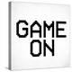 Game On 3 BW-Kimberly Allen-Stretched Canvas