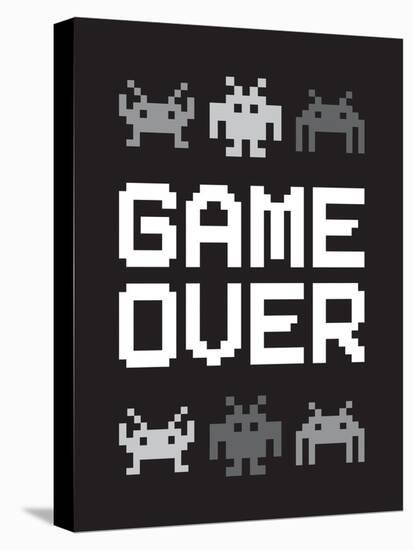 Game Over 3-Jennifer McCully-Stretched Canvas