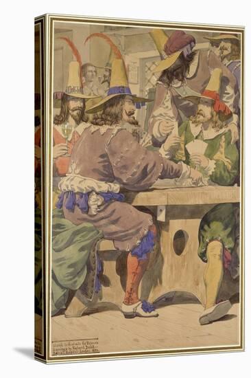Gaming, Sketch Illustrating the Passions, 1853-Richard Dadd-Premier Image Canvas