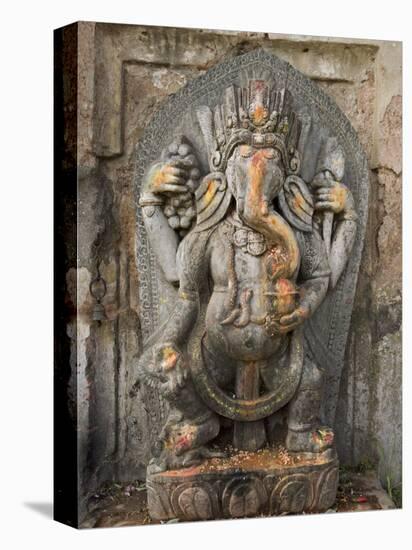 Ganesh Stone Statue, Son of Shiva and Parvati.-Don Smith-Premier Image Canvas