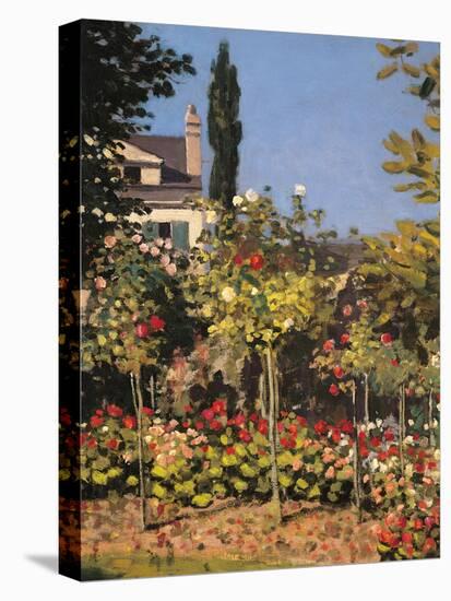 Garden at Sainte Adresse-Claude Monet-Premier Image Canvas