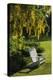 Garden Bench, Schreiner's Iris Gardens, Keizer, Oregon, USA-Rick A. Brown-Premier Image Canvas