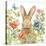 Garden Bunnies II-Leslie Trimbach-Stretched Canvas