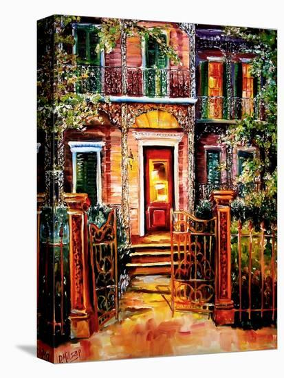 Garden District Gate-Diane Millsap-Stretched Canvas