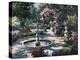 Garden Fountain-unknown Chiu-Stretched Canvas