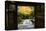 Garden gate, Japanese garden, Portland, Oregon, USA-Panoramic Images-Premier Image Canvas
