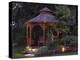 Garden Gazebo at Night-null-Premier Image Canvas