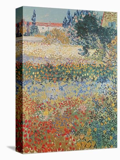 Garden in Bloom Arles, c.1888-Vincent van Gogh-Premier Image Canvas