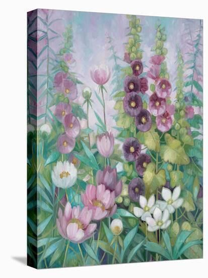Garden in Spring 2-Vera Hills-Stretched Canvas