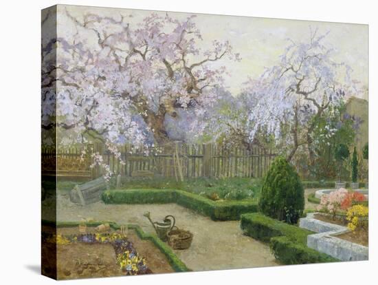 Garden in spring-Paul Reiffenstein-Premier Image Canvas