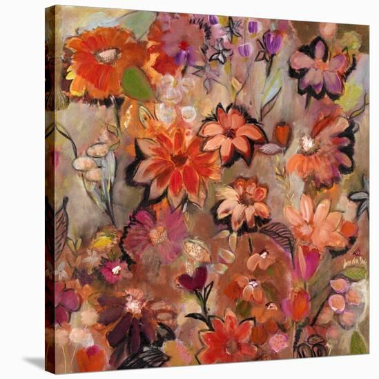 Garden of a Joyful Day-Joan Elan Davis-Stretched Canvas